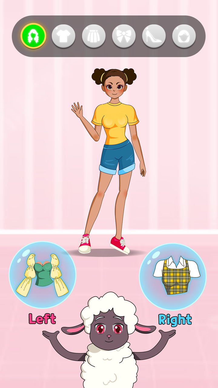 اسکرین شات 1 بازی Left or Right: Amanda Fashion