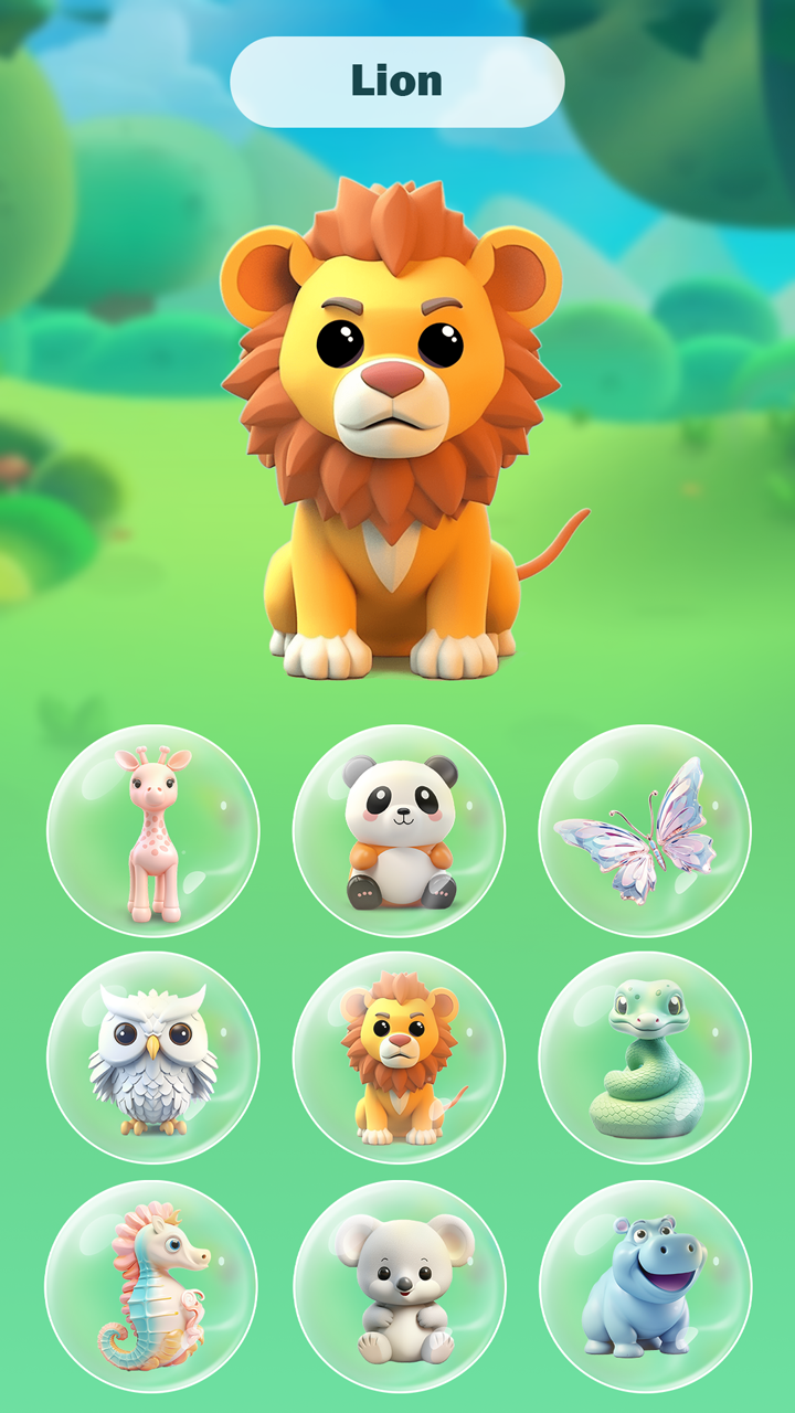 اسکرین شات 1 بازی AI Merge Animal: Mix Master
