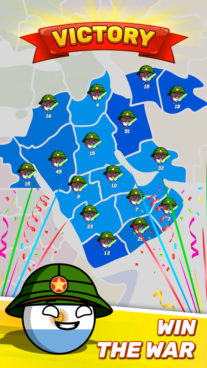 اسکرین شات 6 بازی Country Balls: World Battle