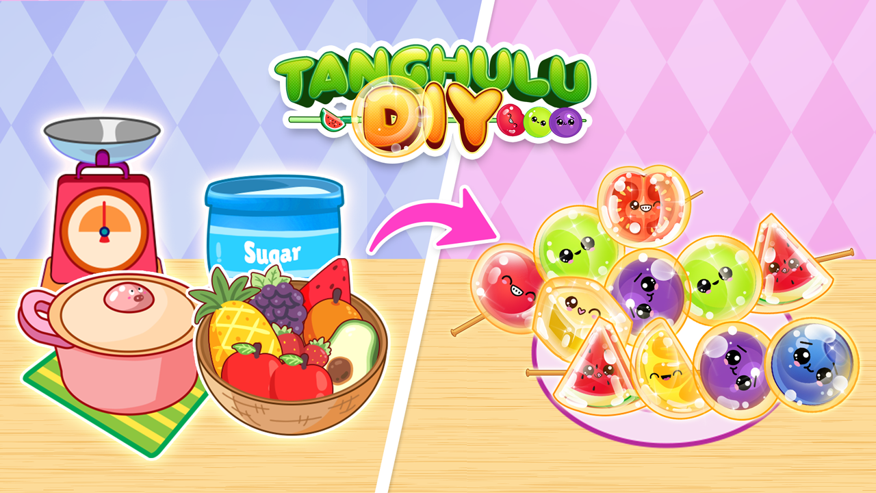 اسکرین شات 5 بازی Fruit Candy DIY: Tanghulu ASMR
