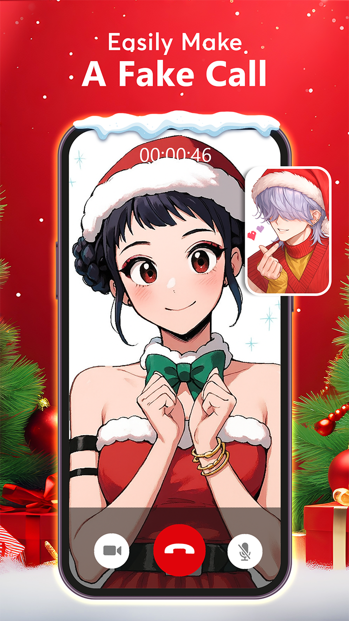 اسکرین شات 3 بازی Idol Prank Video Call & Chat