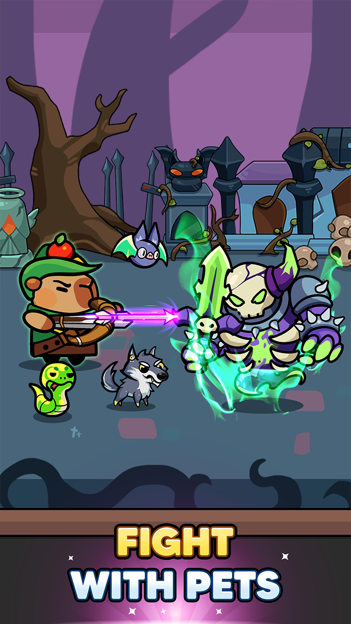 اسکرین شات 5 بازی Capybara Survivor: Idle Battle
