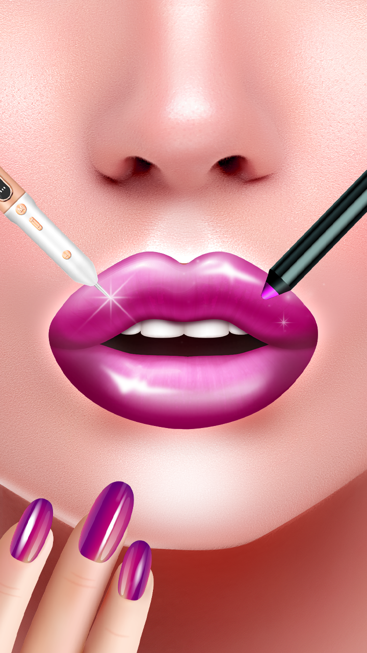 اسکرین شات 2 بازی Lip Art DIY: Perfect Lipstick