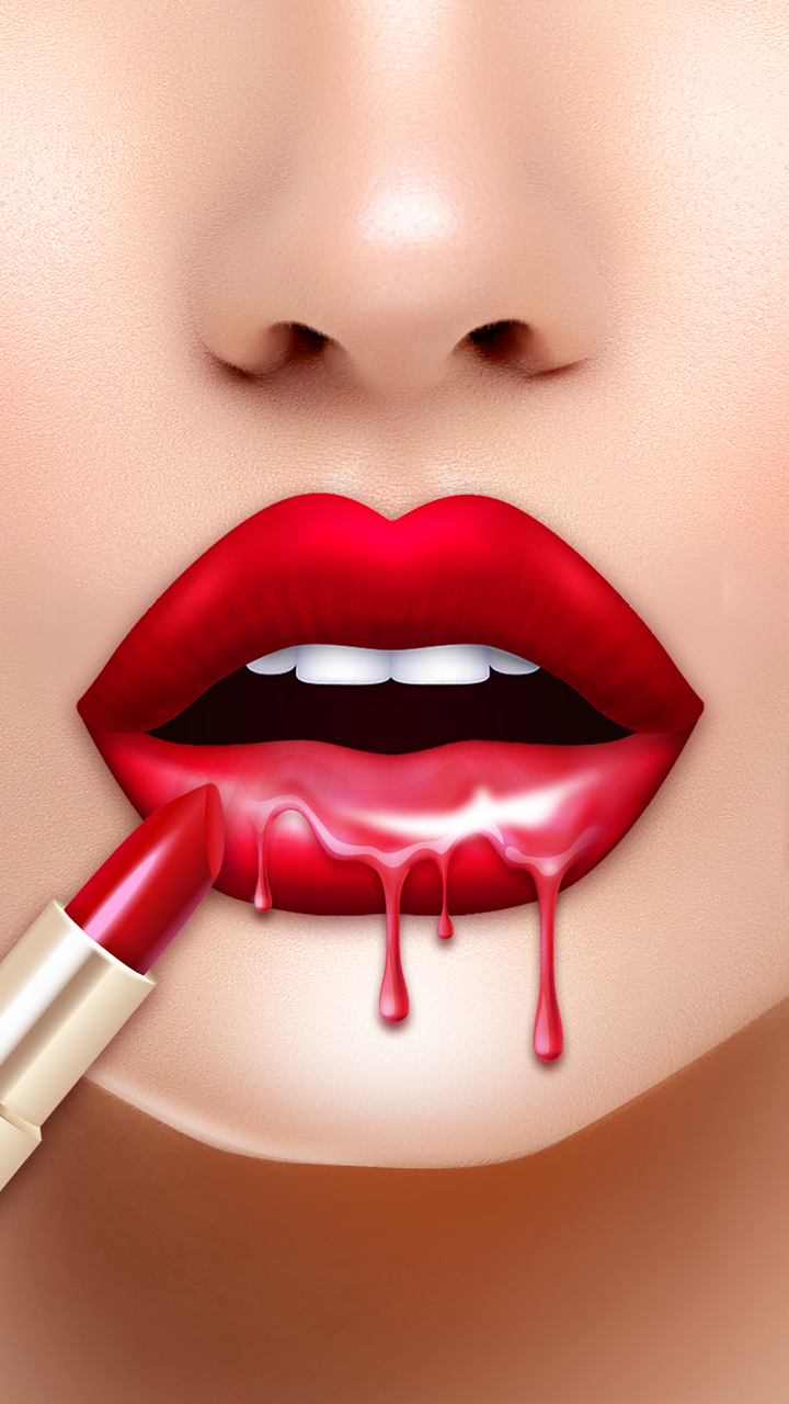 اسکرین شات 1 بازی Lip Art DIY: Perfect Lipstick