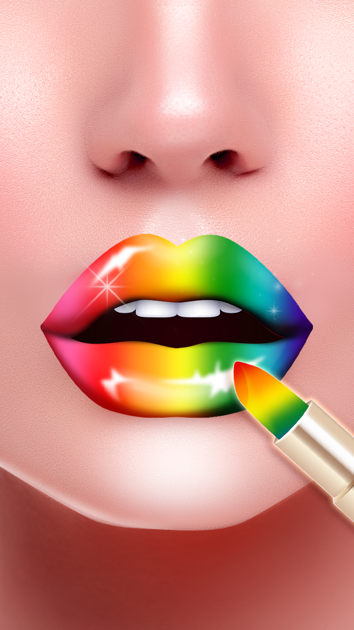 اسکرین شات 3 بازی Lip Art DIY: Perfect Lipstick