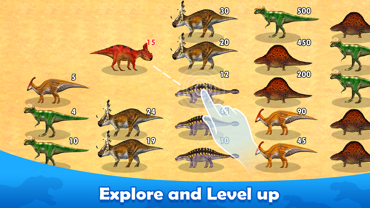 اسکرین شات 5 بازی Dino Evolution: Dinosaur Merge