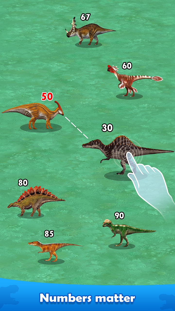 اسکرین شات 3 بازی Dino Evolution: Dinosaur Merge