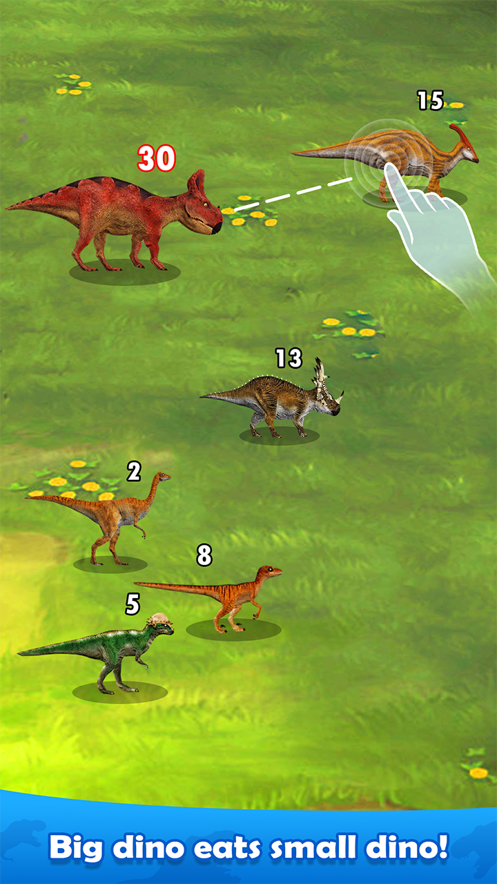 اسکرین شات 1 بازی Dino Evolution: Dinosaur Merge