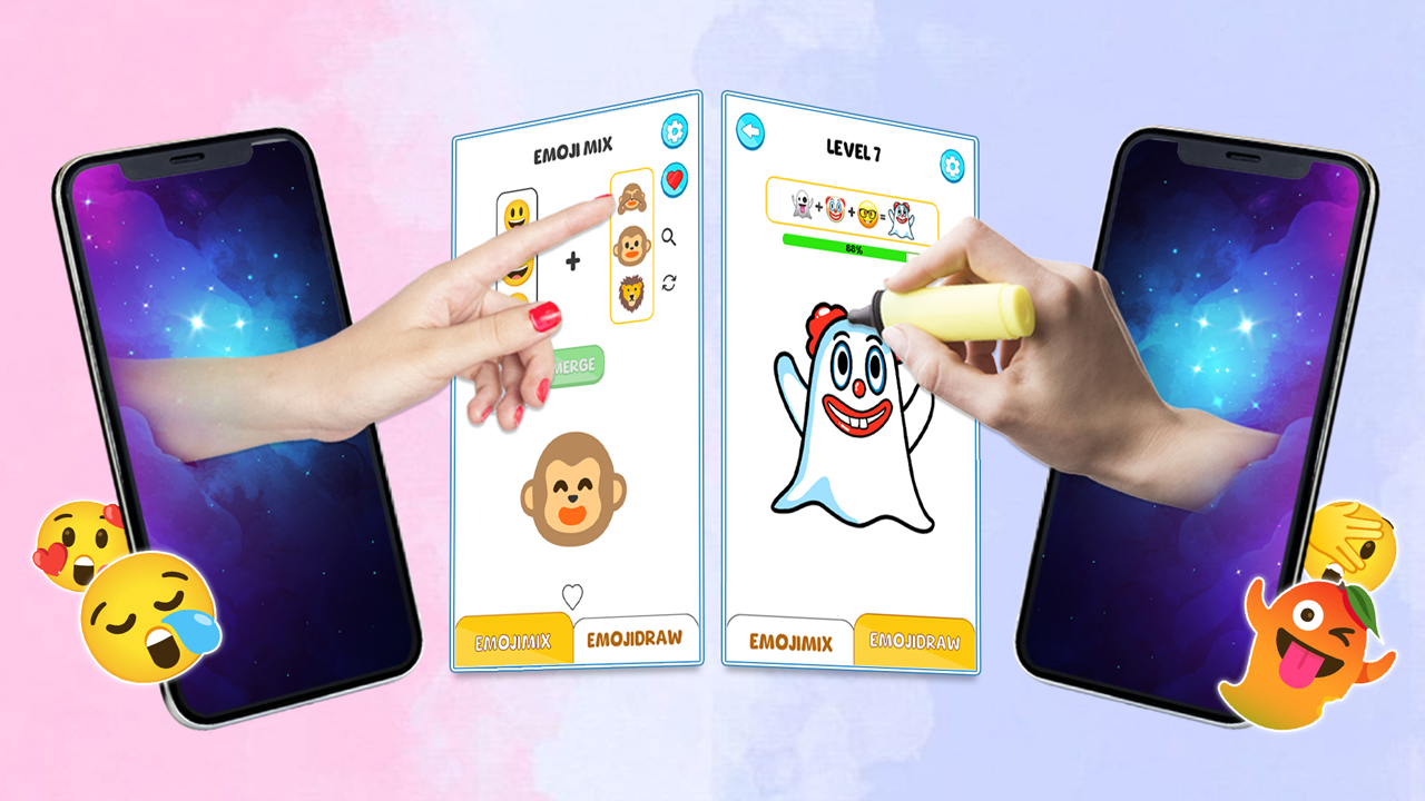 اسکرین شات 8 بازی Emoji Mix: DIY Mixing