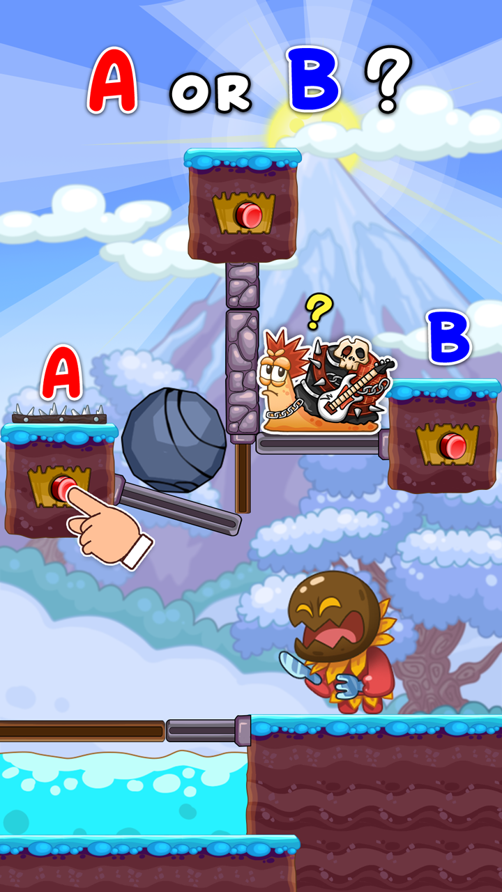 اسکرین شات 3 بازی Snail Escape: Jungle Adventure