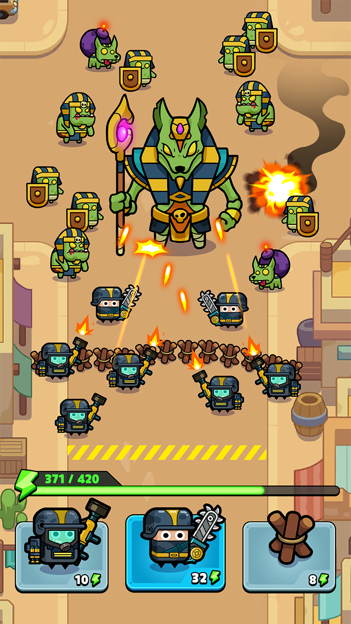 اسکرین شات 3 بازی Alien Fight: Police vs Zombie