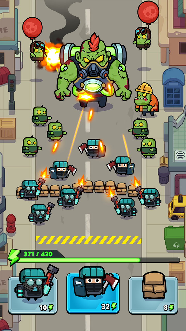 اسکرین شات 1 بازی Alien Fight: Police vs Zombie