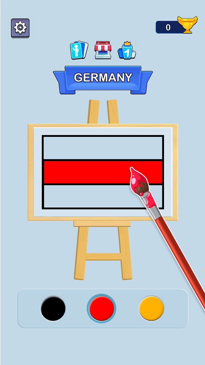 اسکرین شات 3 بازی Draw The Flag: Geo Coloring