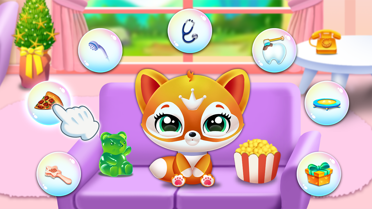 اسکرین شات 2 بازی Kitty Pet Friend: My Cat House