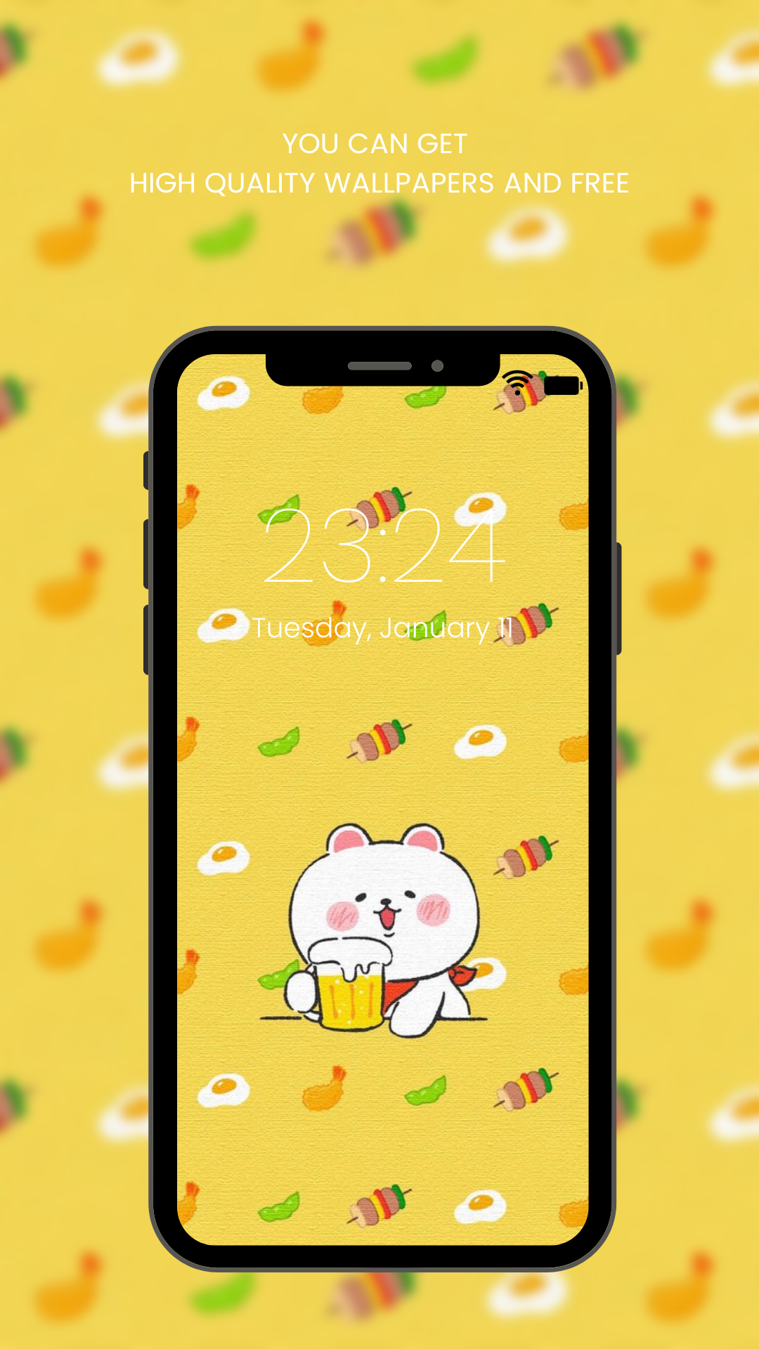 اسکرین شات 6 برنامه Cute Kawaii Wallpaper HD