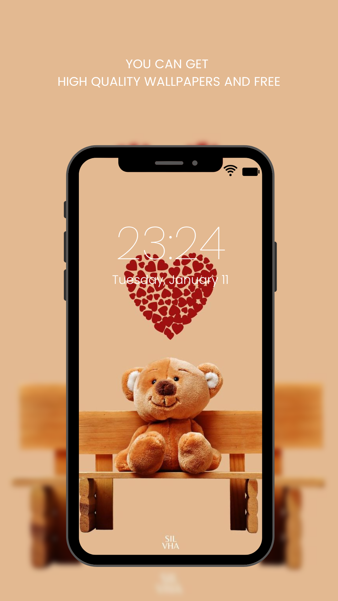 اسکرین شات 1 برنامه Love Wallpaper HD