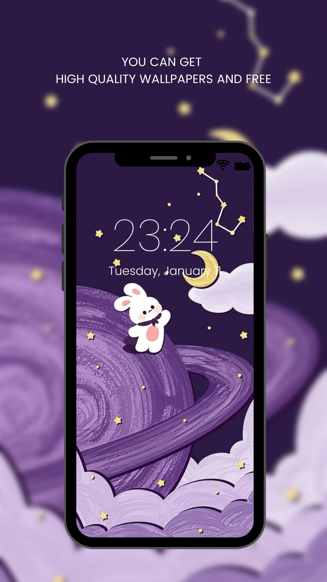 اسکرین شات 1 برنامه Purple Wallpaper