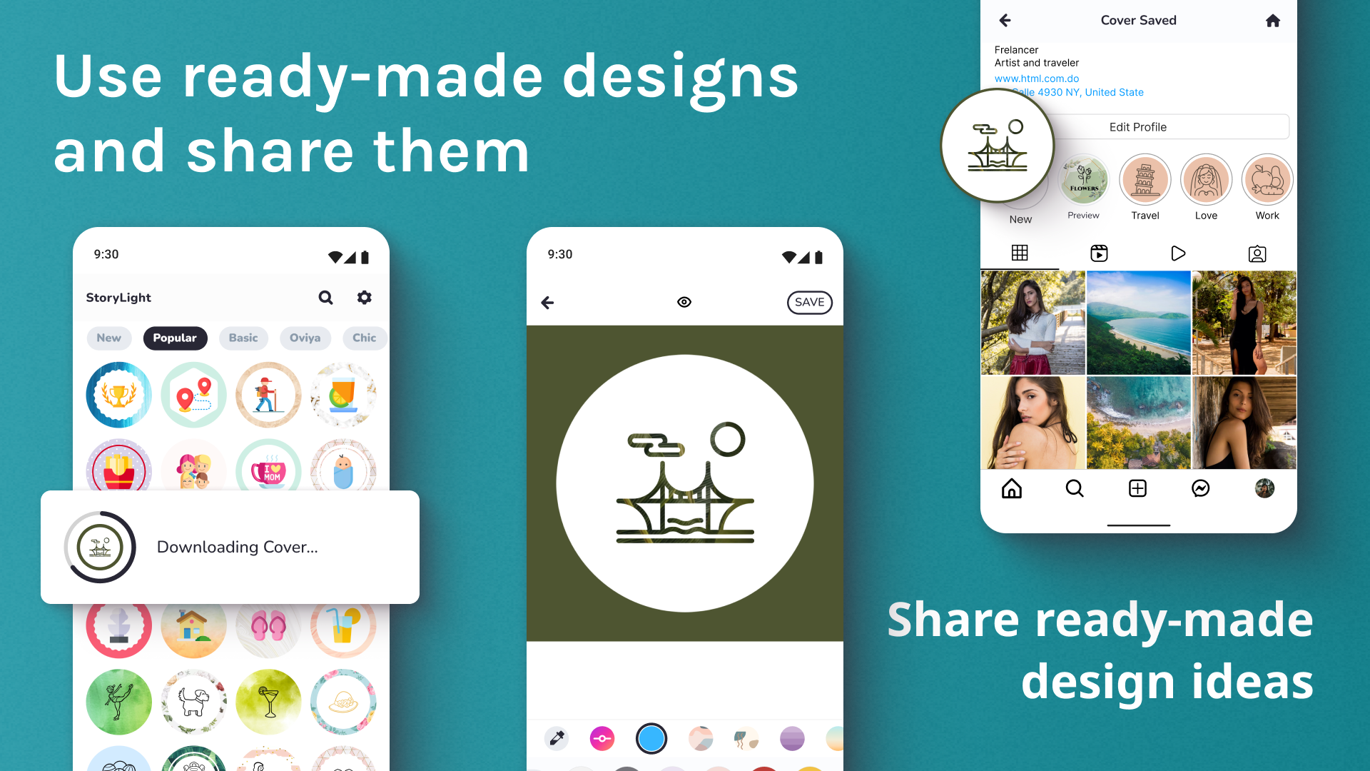 اسکرین شات 7 برنامه Highlight Cover Maker for IG