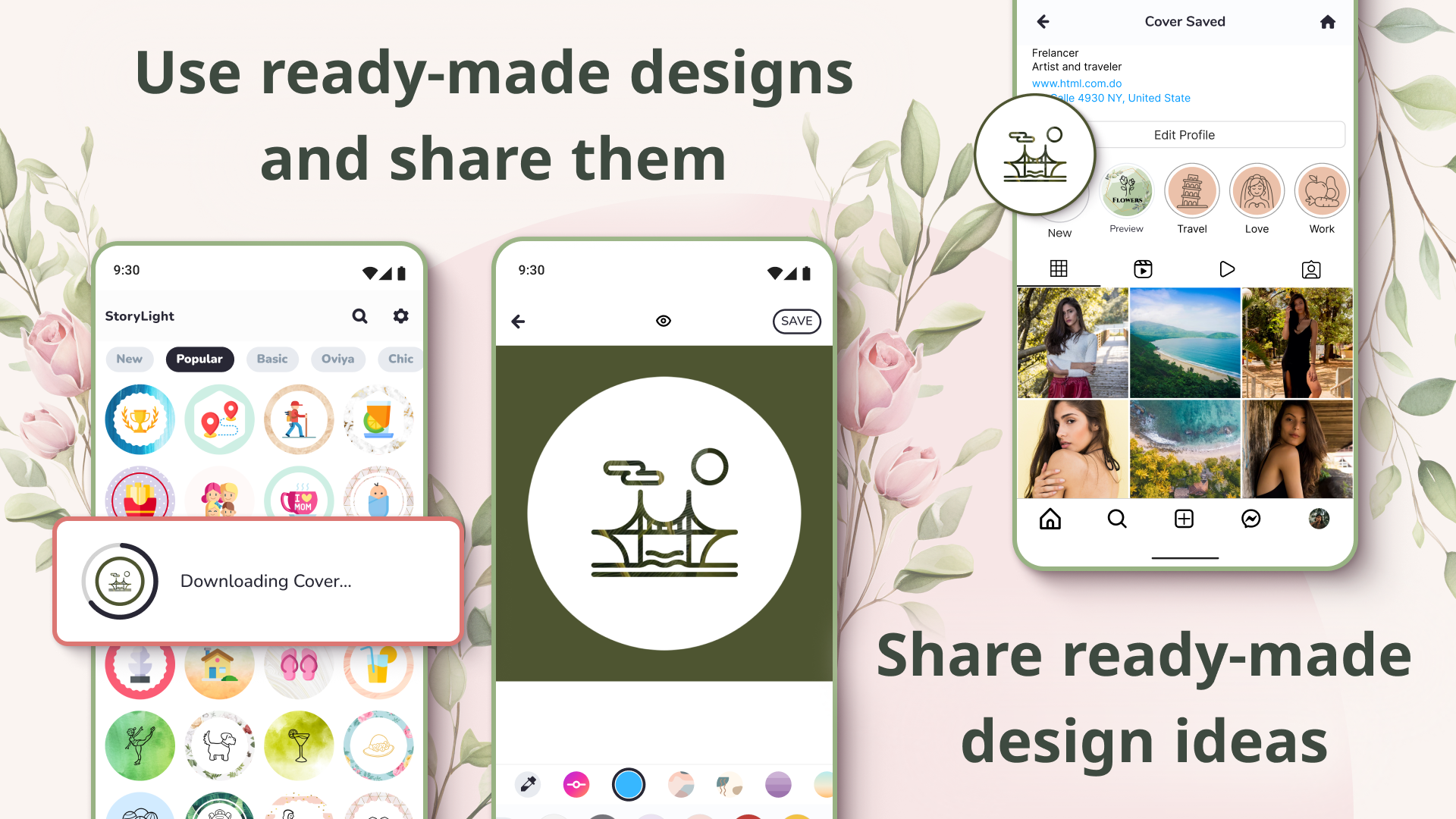 اسکرین شات 7 برنامه Highlight Cover Maker