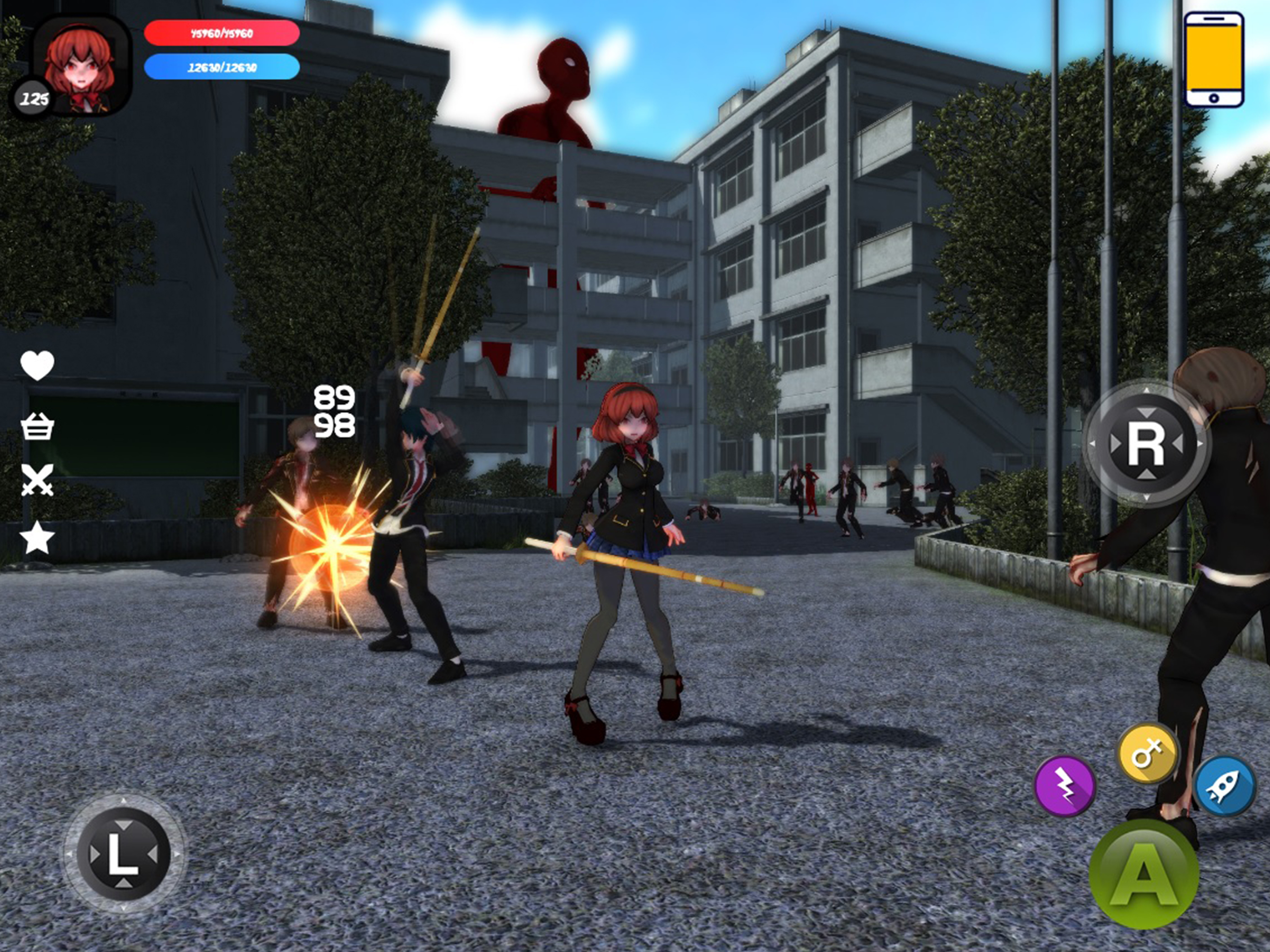 اسکرین شات 6 بازی Dead School - Anime Zombie Survival Horror RPG