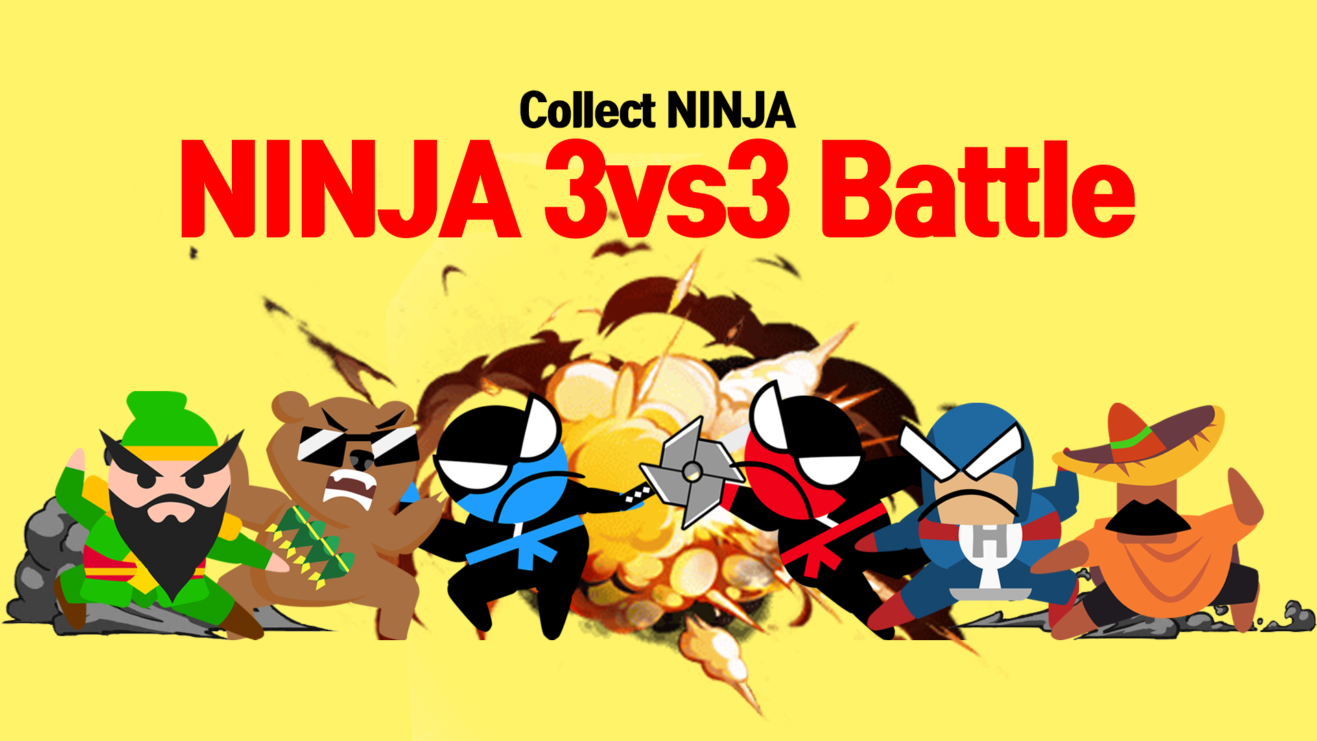اسکرین شات 3 بازی Jumping Ninja Battle 2 Player