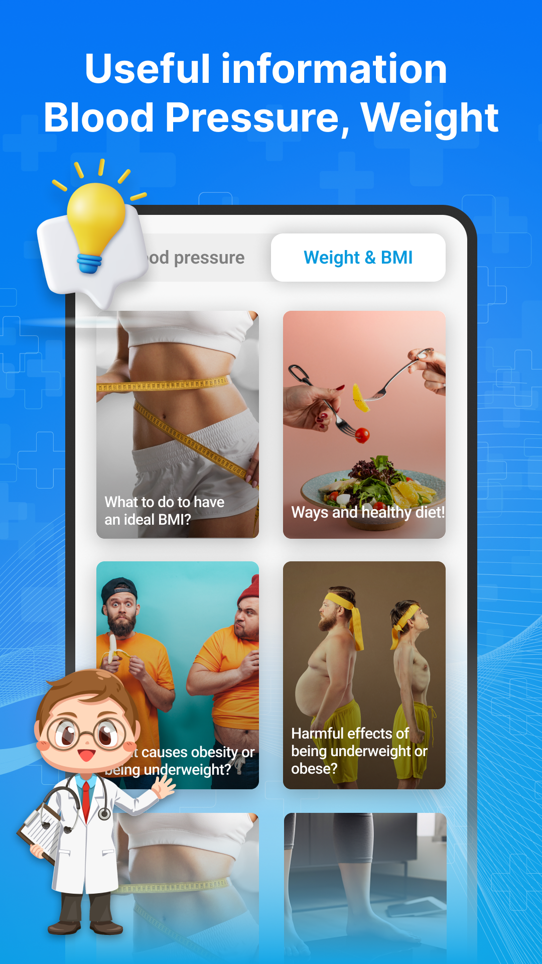 اسکرین شات 5 برنامه Blood pressure - Weight, BMI