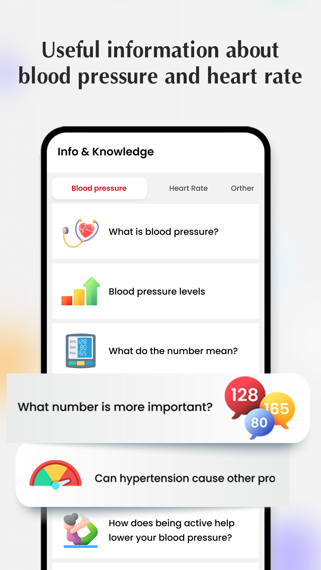 اسکرین شات 7 برنامه Blood pressure - Heart rate