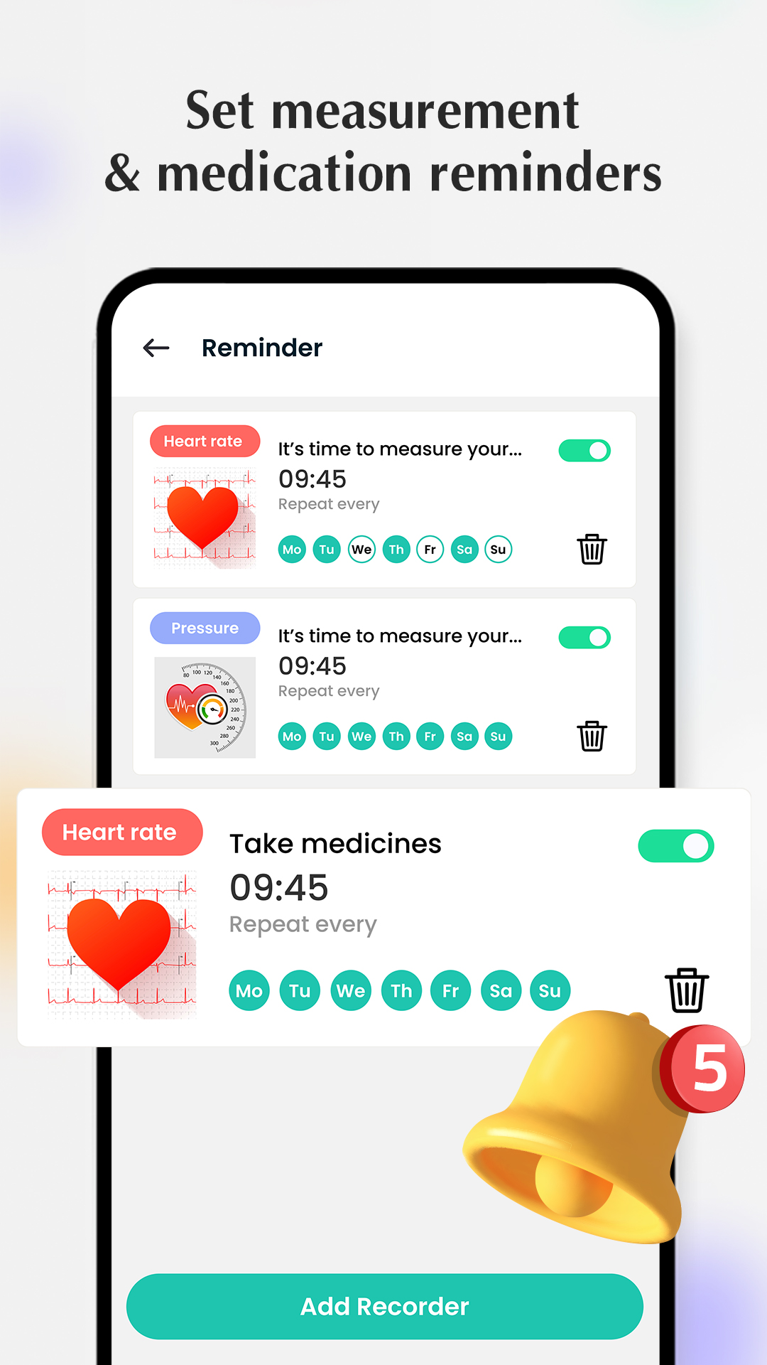 اسکرین شات 8 برنامه Blood pressure - Heart rate