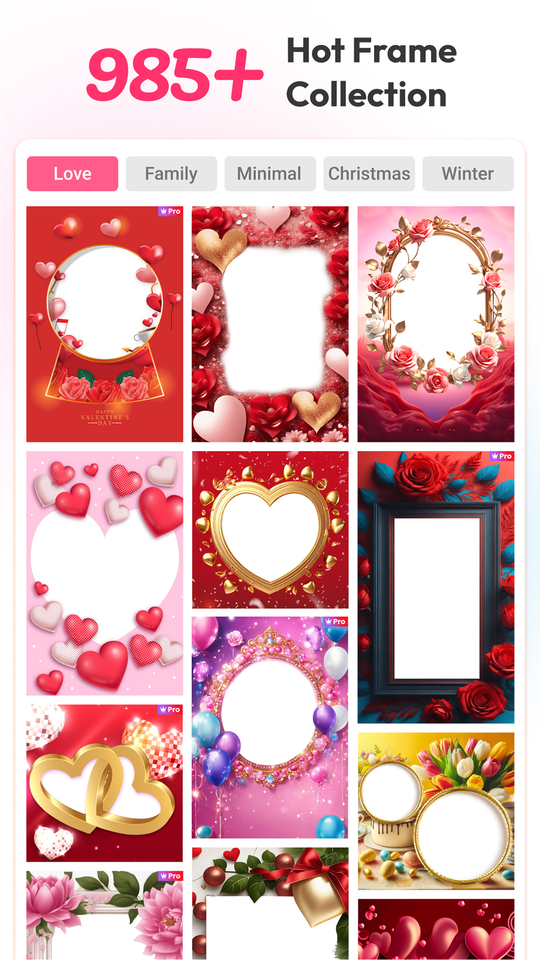اسکرین شات 5 برنامه Photo Collage – Photo Frames