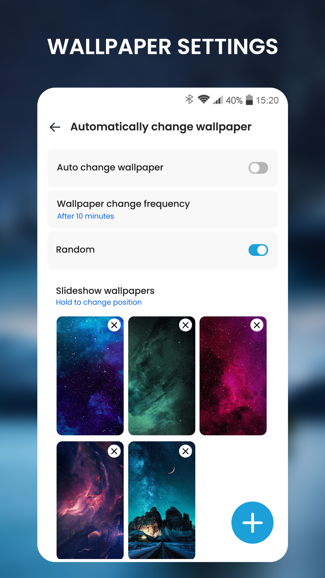 اسکرین شات 7 برنامه Lock screen live wallpaper