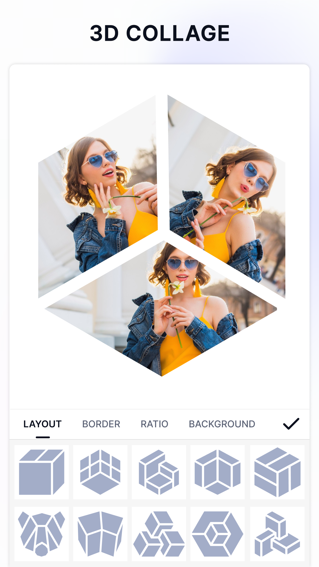 اسکرین شات 2 برنامه Photo Frame – Collage Maker