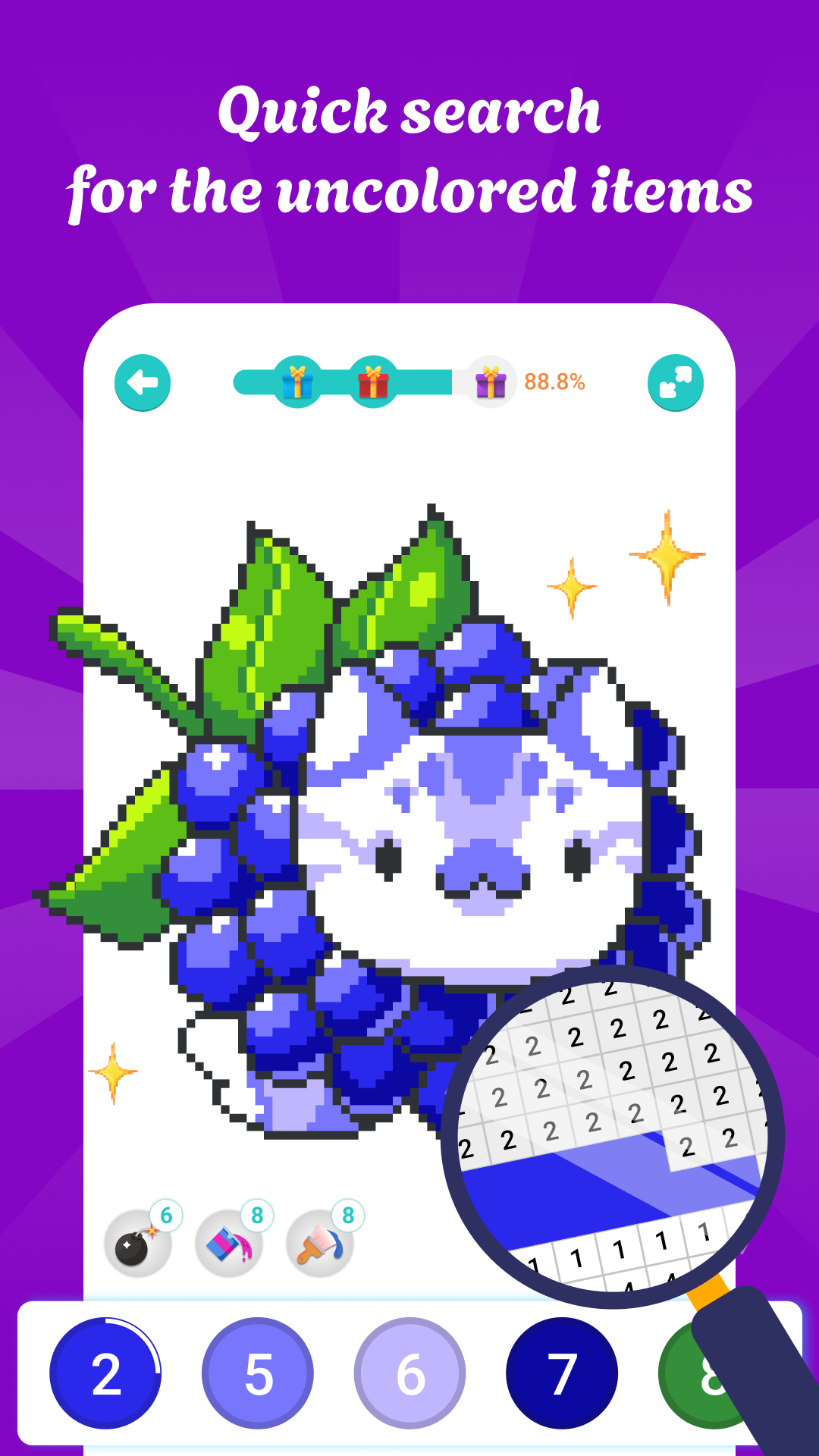 اسکرین شات 4 بازی Pixel Art - Color by number
