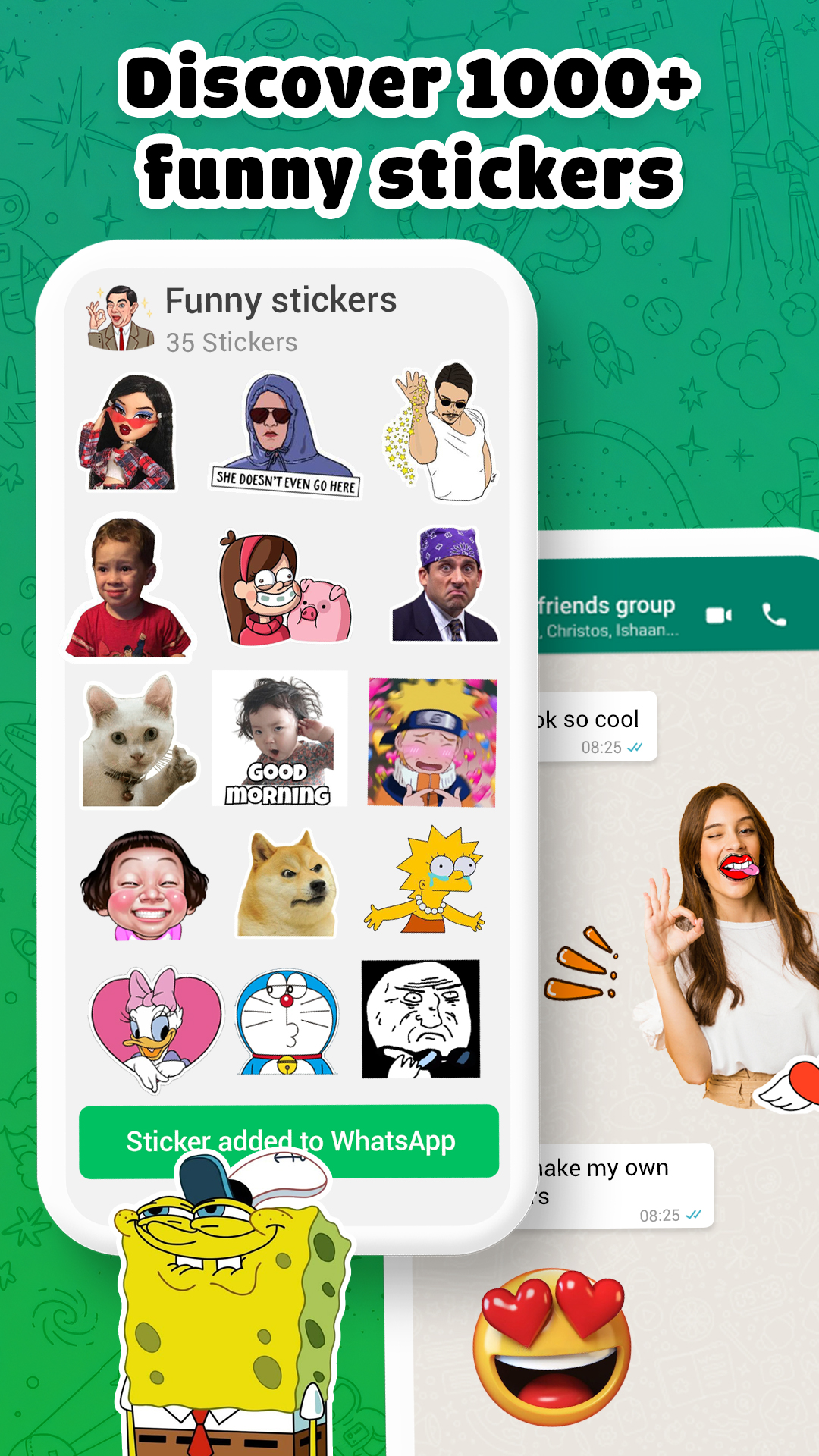 اسکرین شات 2 برنامه Sticker Maker – WA Stickers