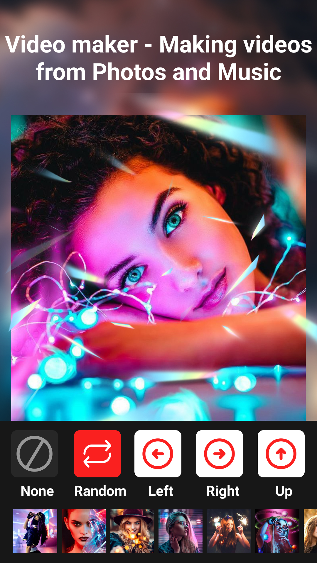 اسکرین شات 1 برنامه Video Maker – Video Editor