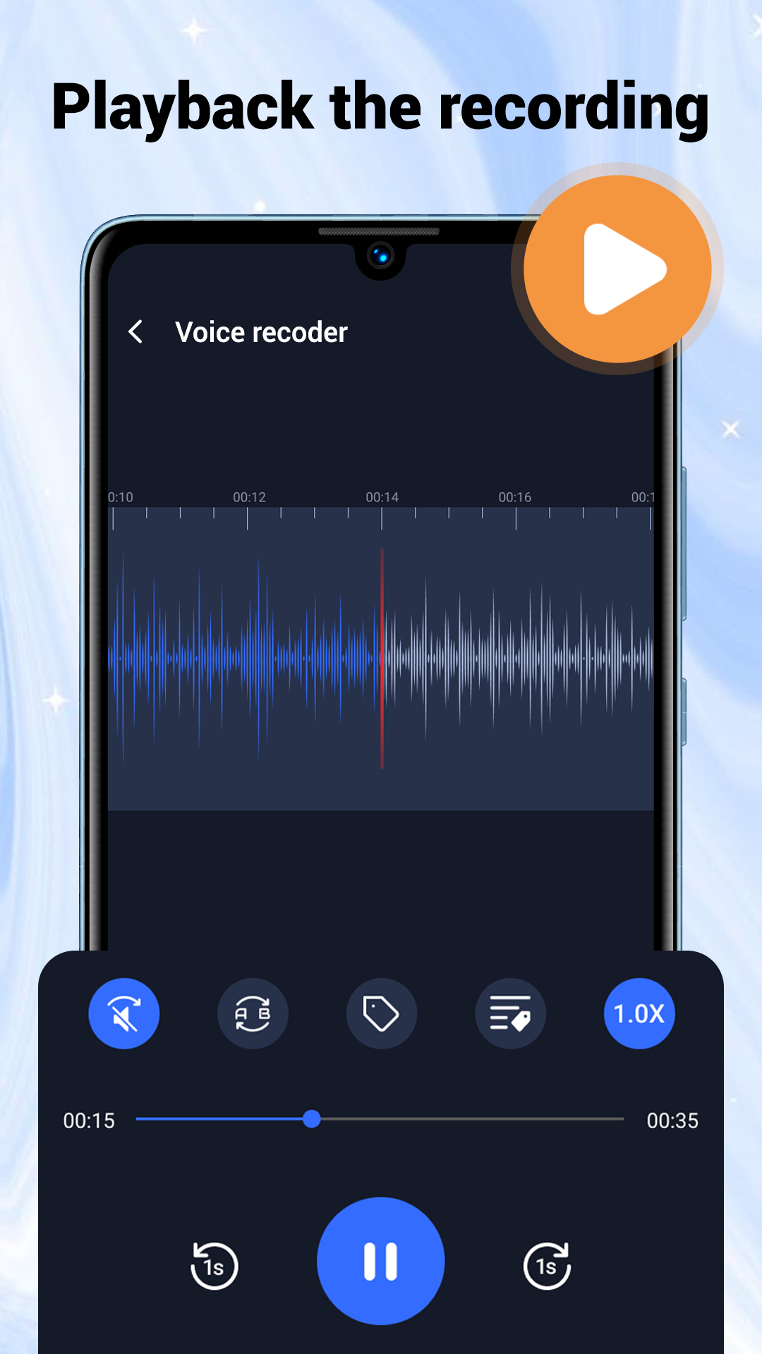 اسکرین شات 3 برنامه Voice Recorder
