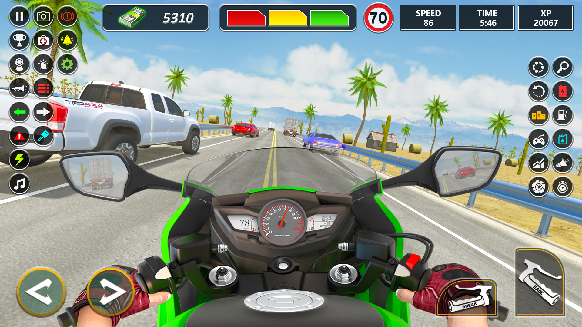 اسکرین شات 6 بازی Moto Race Games: Bike Racing