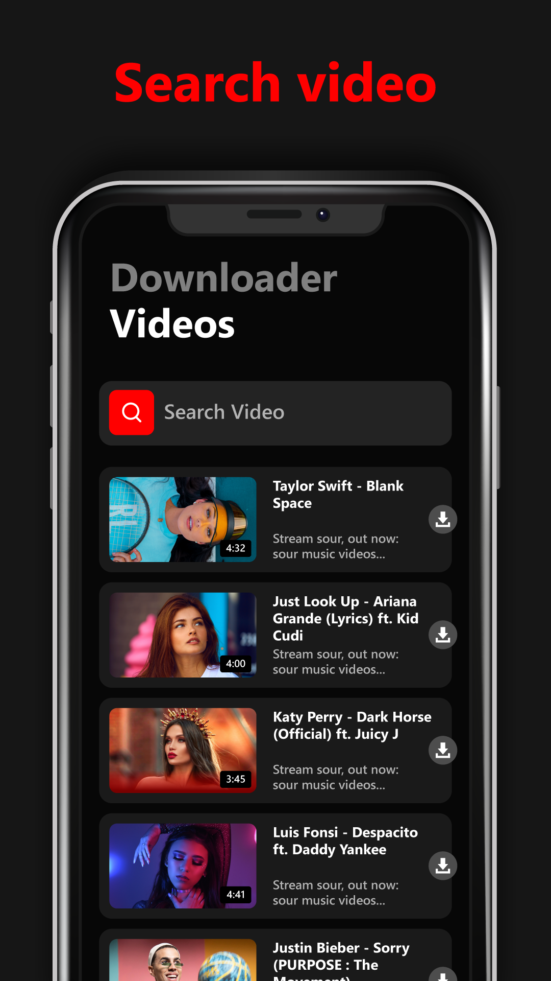 اسکرین شات 1 برنامه AZ Video Downloader