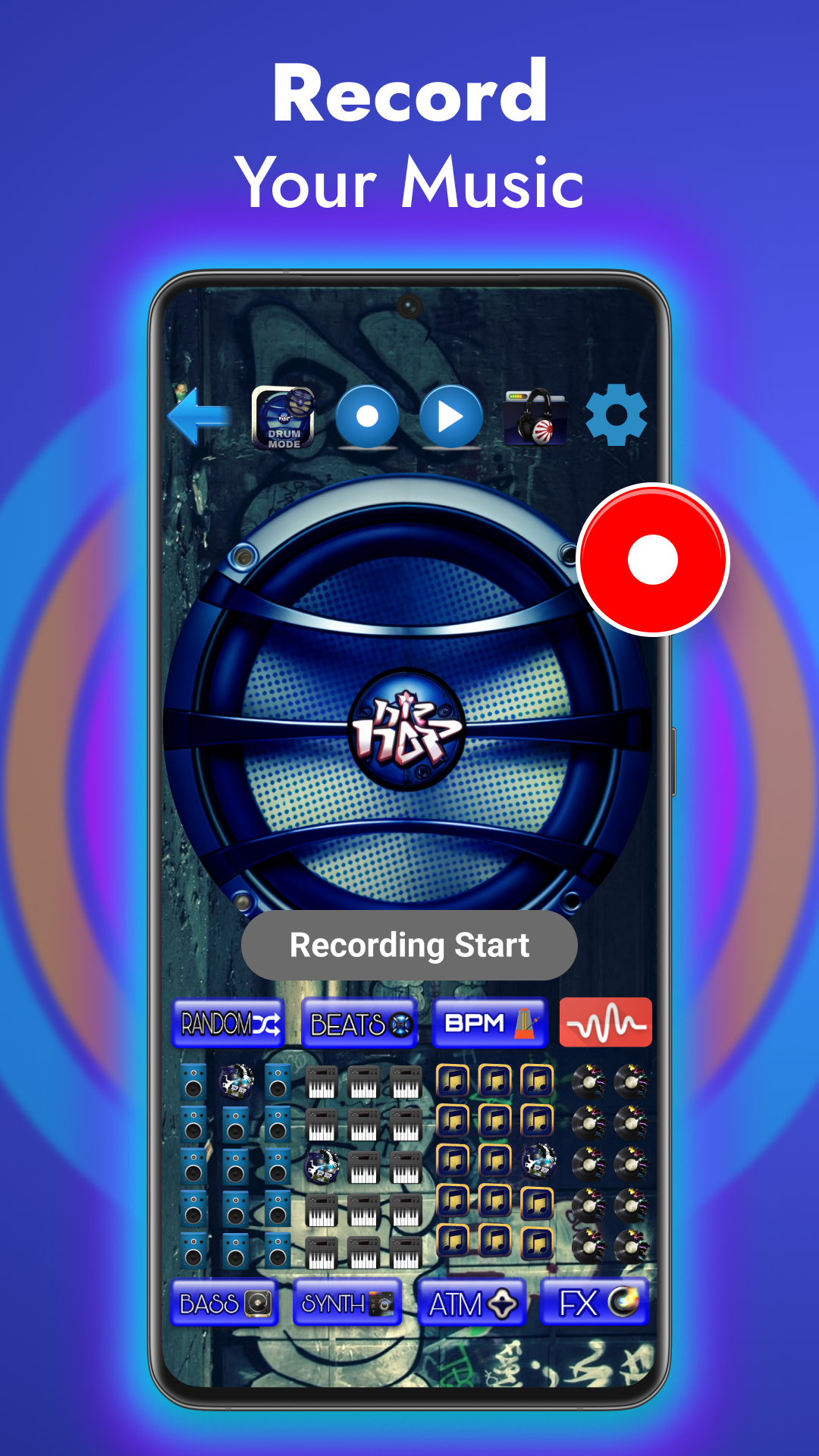 اسکرین شات 5 برنامه Hip Hop DJ - Rap Beat Maker