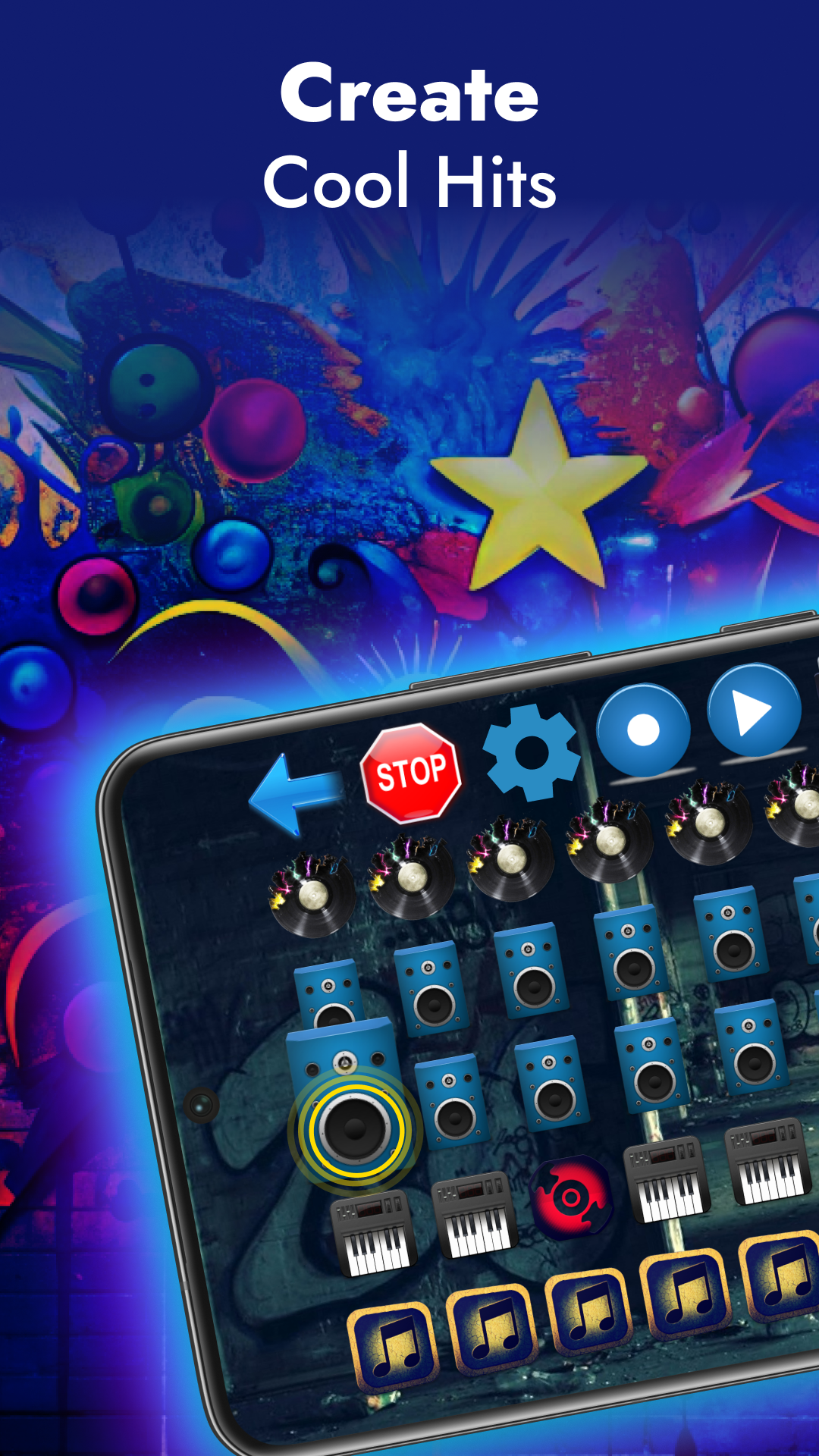 اسکرین شات 3 برنامه Hip Hop DJ - Rap Beat Maker