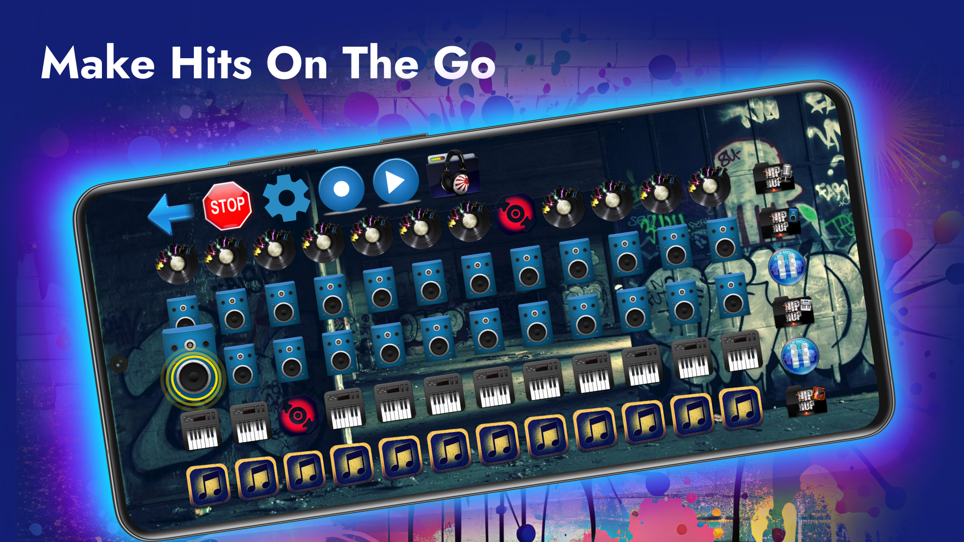 اسکرین شات 1 برنامه Hip Hop DJ - Rap Beat Maker