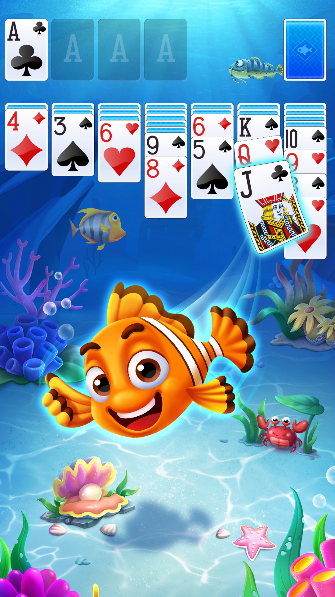 اسکرین شات 4 بازی Solitaire - Fishland