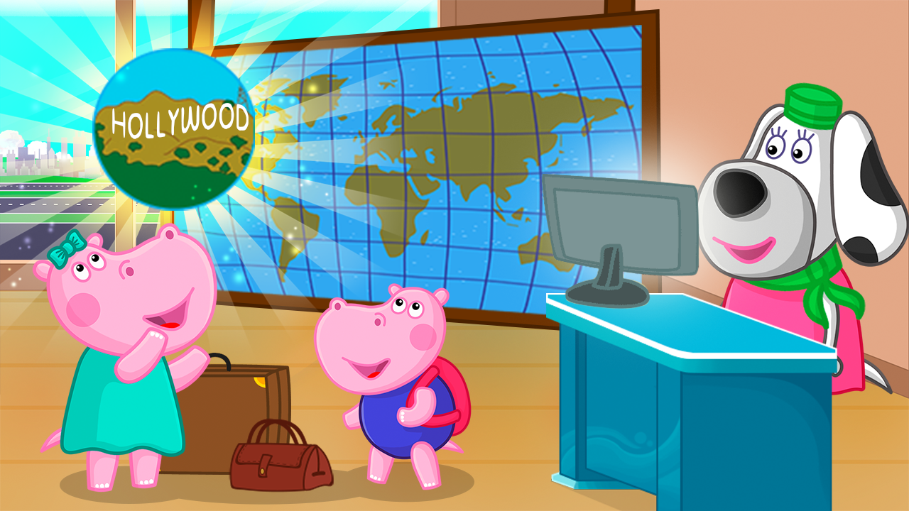 اسکرین شات 7 بازی Hippo: Airport Profession Game