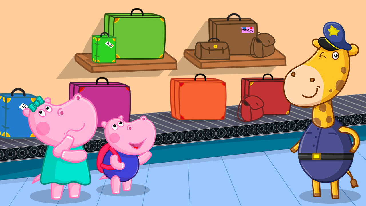 اسکرین شات 2 بازی Hippo: Airport Profession Game
