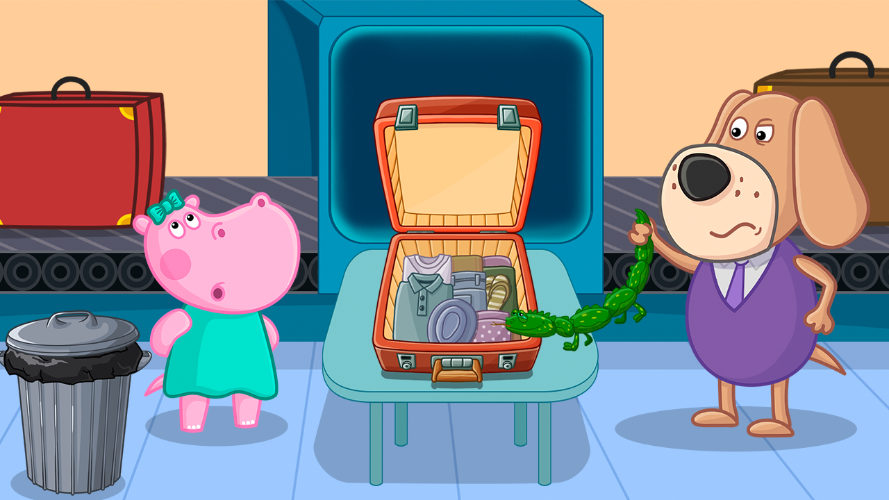 اسکرین شات 6 بازی Hippo: Airport Profession Game