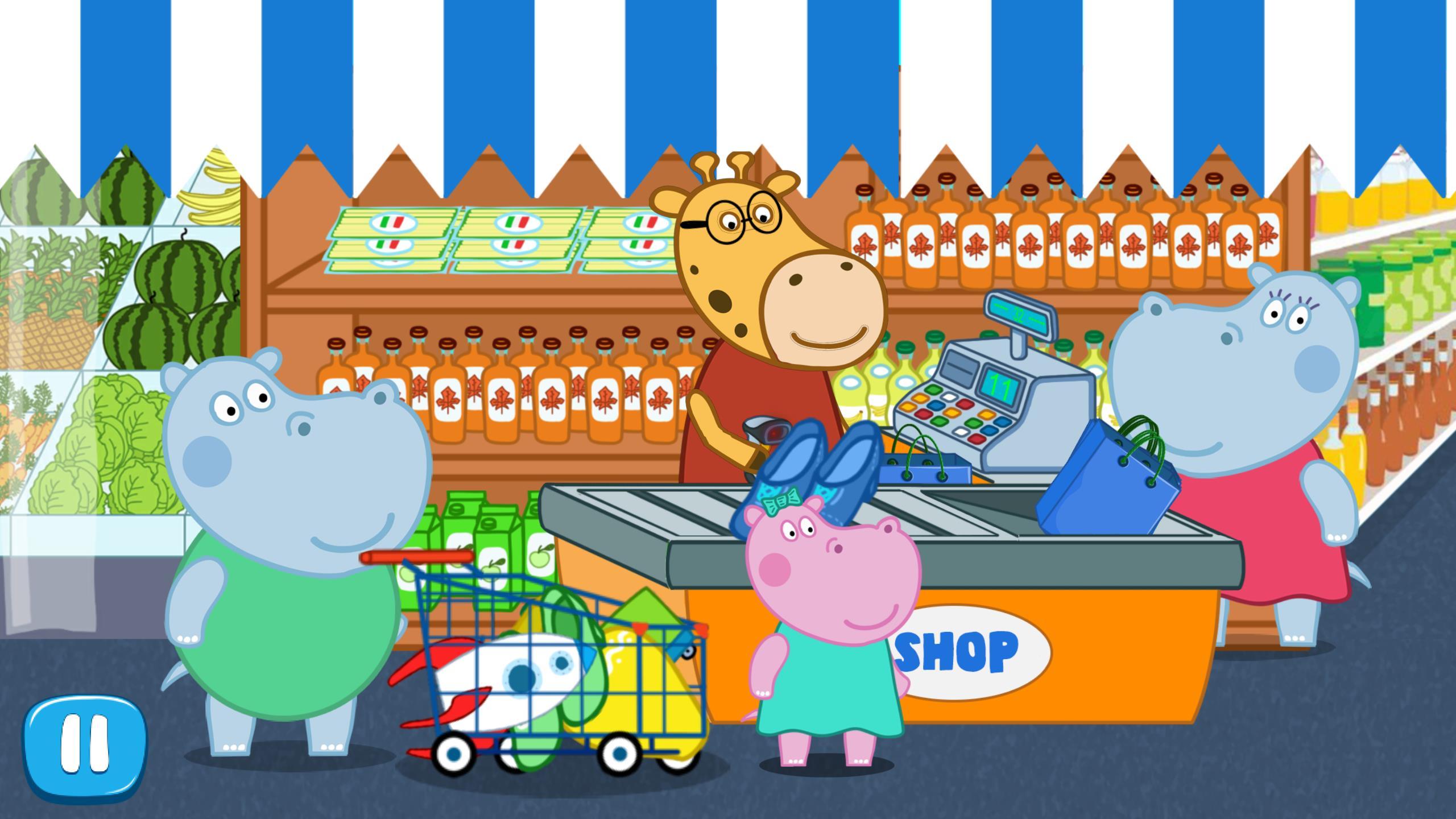 اسکرین شات 7 بازی Kids Supermarket: Shopping