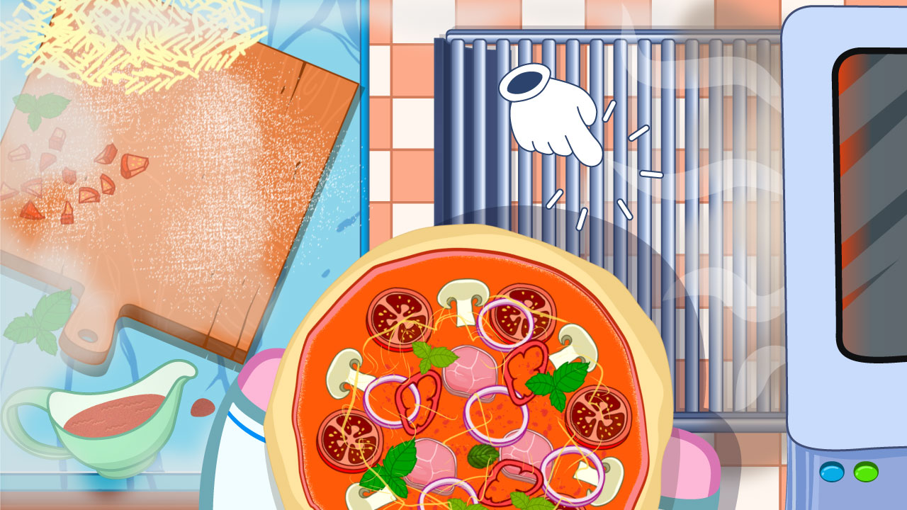 اسکرین شات 8 بازی Pizza maker. Cooking for kids