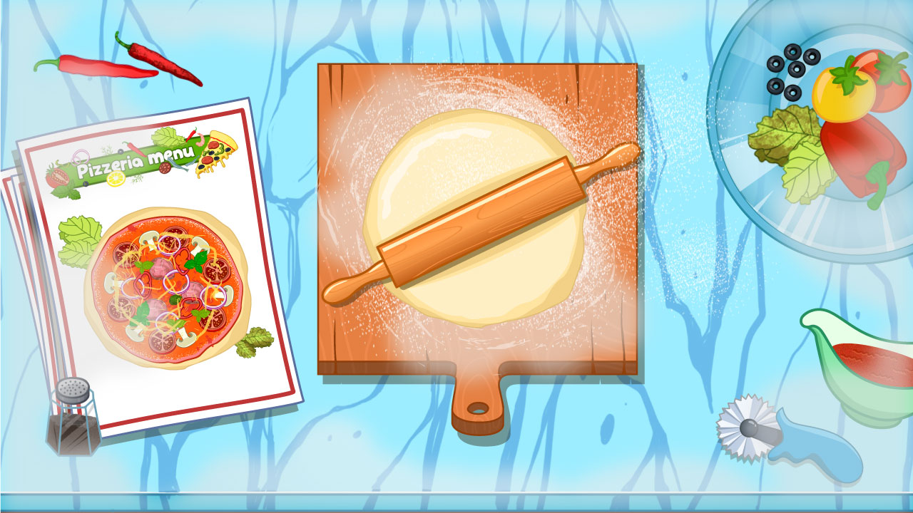 اسکرین شات 6 بازی Pizza maker. Cooking for kids