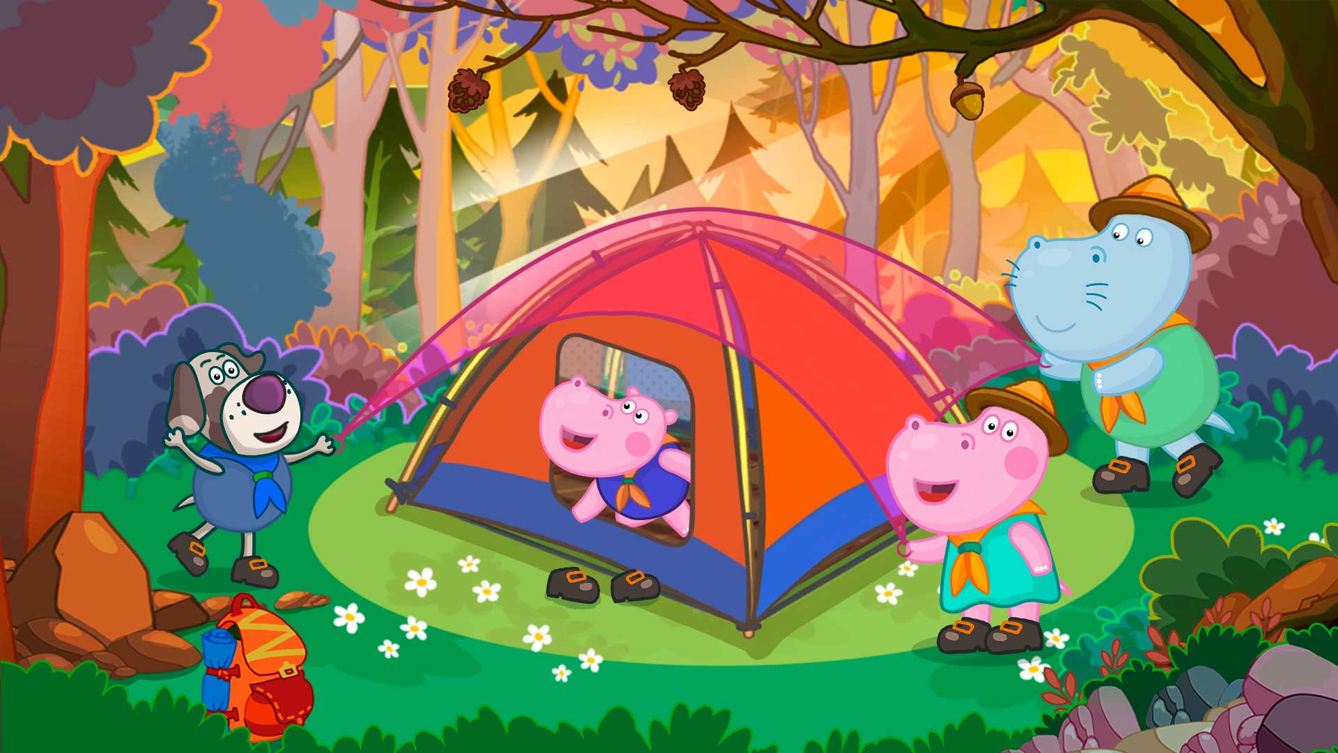 اسکرین شات 1 بازی Scout adventures. Camping