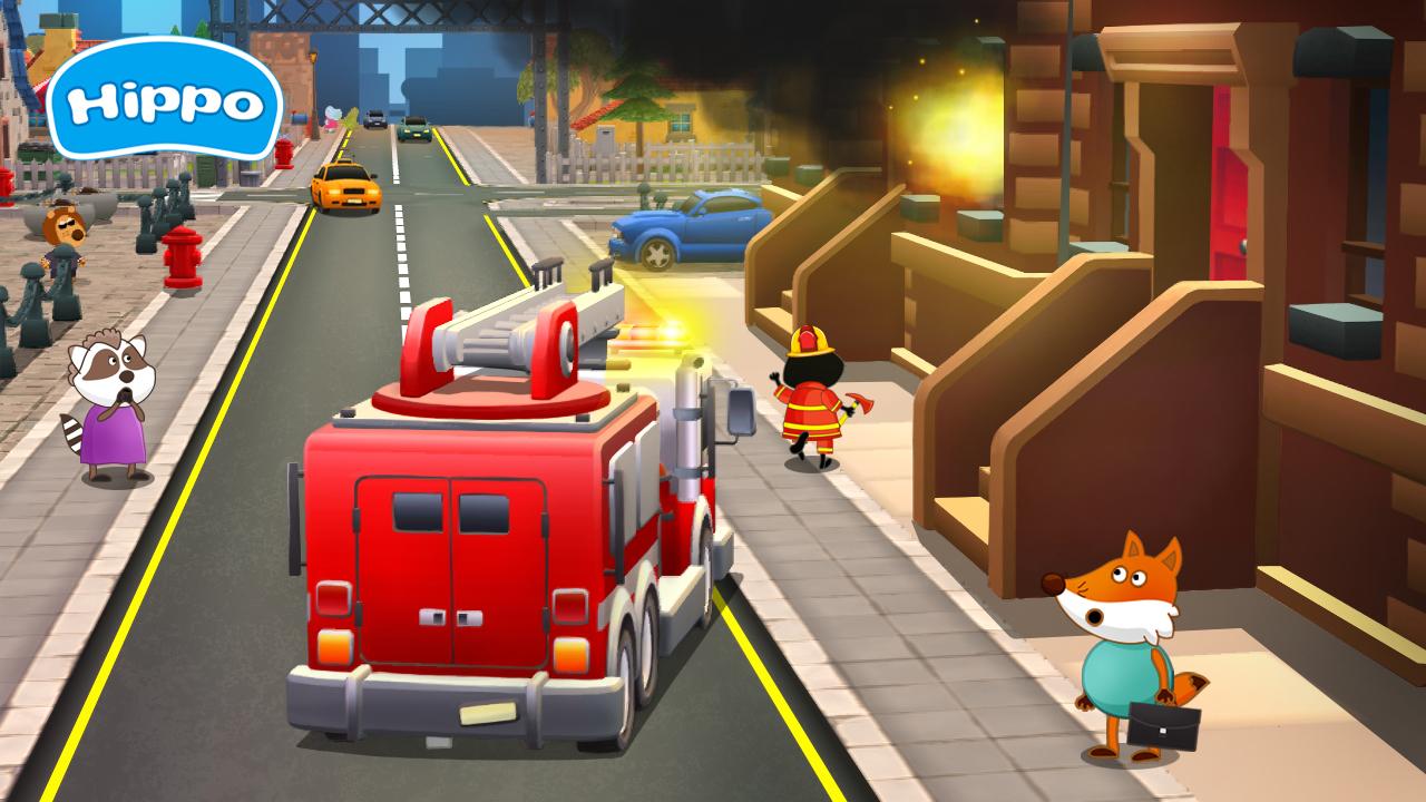 اسکرین شات 4 بازی Kids’ Car Racing with Hippo