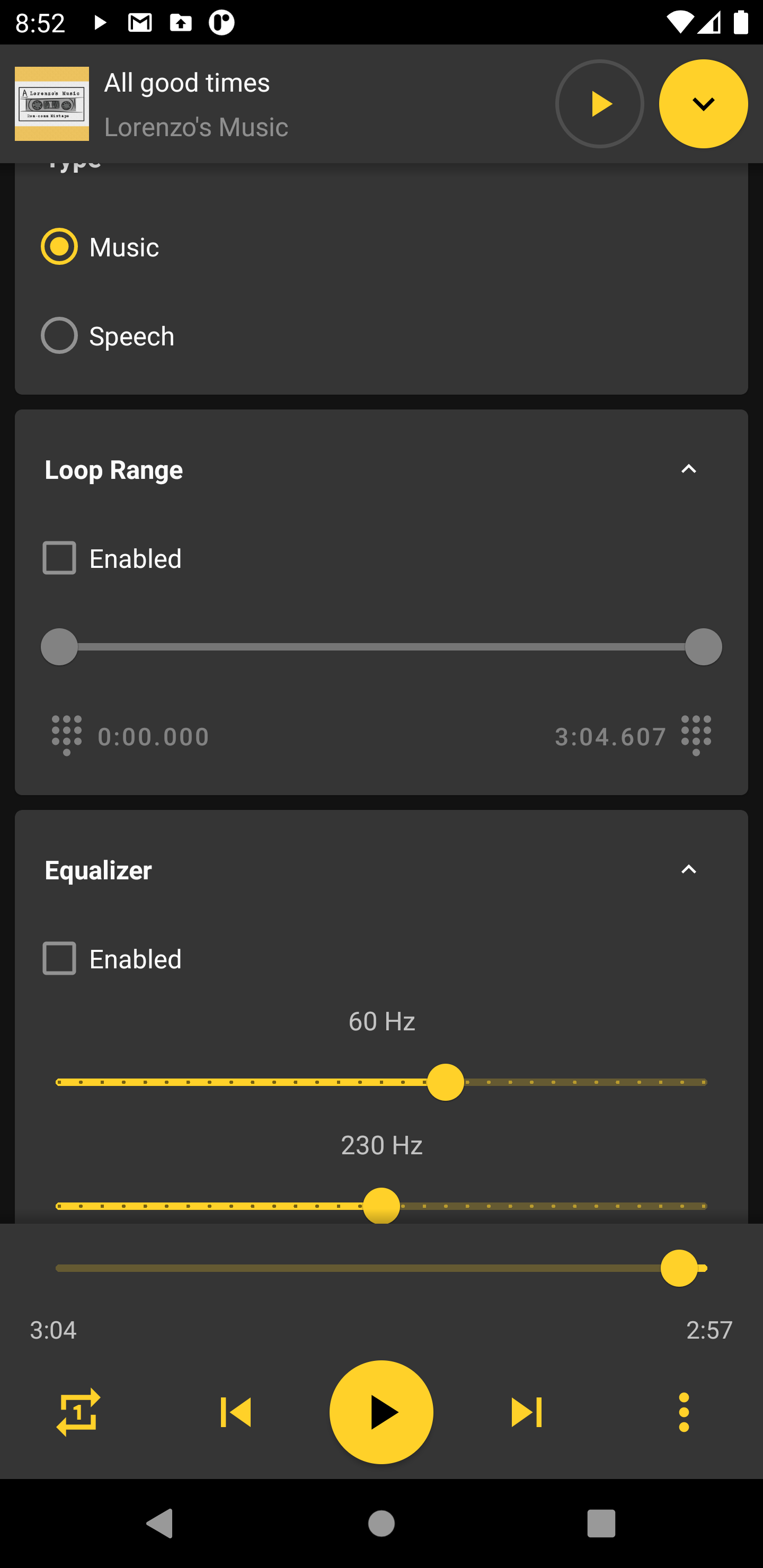 اسکرین شات 6 برنامه Reverse Music Player